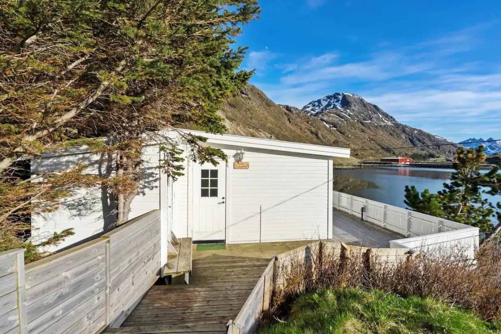 Panoramic Seaview Cabin For Two Persons By The Sea Hovdan Екстериор снимка